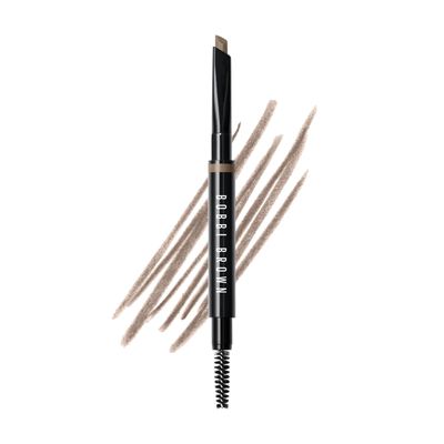 Bobbi Brown Long-Wear Brow Pencil | Long-Wearing, Waterproof Eyebrow Pencil | Dual-Ended Slanted Tip with Spoolie | No Sharpening Needed | Now Refillable, Grey Blonde