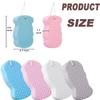 3D Super Soft Exfoliating Bath Sponge, Embossing Shower Exfoliator (4 Pack) view 2