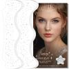 Glitter Freckles, Holographic Face and Body Glitter Tattoo Sparkle for Women Gold Glow Cosmetic Star Makeup Accessories for Festival Rave (12pcs Silver) view 1