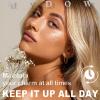 Glitter Freckles, Holographic Face and Body Glitter Tattoo Sparkle for Women Gold Glow Cosmetic Star Makeup Accessories for Festival Rave (12pcs Silver) view 3