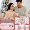 Dansib 48 Pcs 24 Sets Christmas Hand Cream and Lip Balm Bulk Gift Set, 6 Scents Coquette Bow Christmas Stocking Stuffer Travel Size Hand Lotion Lip Care Holiday Party Favor for Women Staff Coworker view 3