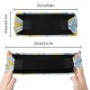 Amooorous Multi-small Flowers Butterflies Yellow and Light Blue no slip fashion headbands Stretchy tennis sweatbands for basketball hiking washing face cintas para el cabello view 4