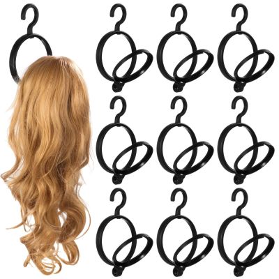 10-Piece Wig Stands For Display & Storage, Foldable Travel-Friendly Holder For Multiple Wigs