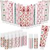 Dansib 24 Pcs 12 Sets Valentine's Day Hand Cream and Lip Balm Bulk Gift Set, 6 Scents Coquette Bow Valentine's Day Travel Size Hand Lotion Lip Care Gift for Women Staff Coworkers view 1