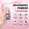 AWCCXMYM Body Glitter Spray Sparkle Hairspray Highlighter Glitter Shiny Spraay for Hair and Body,Face Glitter Powder for Halloween,Christmas,Concert Accessories Party Body Makeup(Pink) view 3