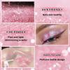 AWCCXMYM Body Glitter Spray Sparkle Hairspray Highlighter Glitter Shiny Spraay for Hair and Body,Face Glitter Powder for Halloween,Christmas,Concert Accessories Party Body Makeup(Pink) view 4