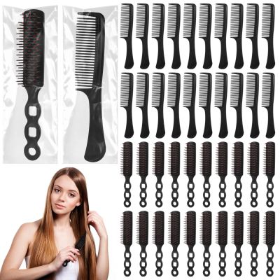 48-Piece Detangling Hair Brush And Comb Set, Individually Wrapped For Curly, Thick Hair