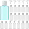 100 2 Oz Refillable Travel Bottles with Flip Cap, Clear Plastic Squeeze Containers, 5 Funnels Included for Easy Filling, Ideal for Shampoo, Lotion, Gel view 4