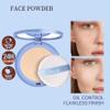 GAGK Professional Face Setting Pressed Powder, Oil Control, Waterproof, Matte Finish, Natural Look, Long Lasting Foundation Makeup with Powder Puff (beige, 10G) view 3