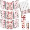 Dansib 72 Pcs 36 Sets Valentine's Day Hand Cream and Lip Balm Bulk Gift Set, 6 Scents Coquette Bow Valentine's Day Travel Size Hand Lotion Lip Care Gift for Women Staff Coworkers view 1