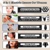 Electric Razors for Women, 7D Electric Shaver for Women, 5 in 1 Lady Shavers, Wet/Dry Bikini Trimmer, Rechargeable Face Razor for Arms Legs Armpit Pubic Area view 3