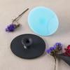 2 Silicone Face Scrubber, Soft Bristles Facial Cleansing Brush, Pore Deep Cleaning Tool, Blue view 1