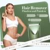 Bikini Trimmer for Women, Flyant 2 in 1 Electric Shaver for Women, Pubic Hair Trimmer Waterproof IPX7 with LED, Bikini Razor for Leg Arm Underarm Bikini Area, Christmas Gifts for Her - Dark Green view 4