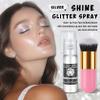 AWCCXMYM Body Glitter Spray Sparkle Hairspray Highlighter Glitter Shiny Spraay for Hair and Body,Face Glitter Powder for Halloween,Christmas,Concert Accessories Party Body Makeup(Silver) view 2