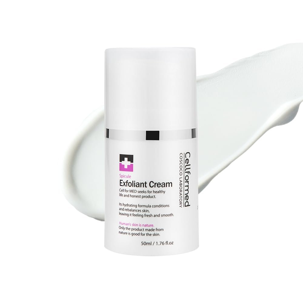 [BQCELL] Spicule Exfoliant Cream 50ml  Gentle Exfoliating for Acne-Prone Skin, Pore Care, Brightening, Wrinkle Support, Daily Facial Peeling Cream, Korean Beauty, Made in Korea