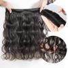 10A Human Hair Bundles 20 22 24 Inch Body Wave Bundles Human Hair 100% Unprocessed Brazilian Virgin Hair Quick Weave Extensions Natural Black view 4