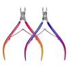 Criyar Cuticle Nippers Kit: Precision Nano-Coated Stainless Steel Cuticle Trimmer Remover for Fingernails and Toenails, Cutter for Manicure Pedicure, Nail Clippers Tools for Women (Red+Blue 2PCS) view 1