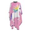 Extra Long Haircut Barber Cape Cover - Hairdressing Apron Pink Unicorns Rainbow Cloud Hairdressing Gown Cover for Hair Cutting view 1