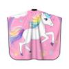 Extra Long Haircut Barber Cape Cover - Hairdressing Apron Pink Unicorns Rainbow Cloud Hairdressing Gown Cover for Hair Cutting view 3