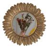 13 Inch Small Sunburst Mirror - Decorative Wall Mirror for Entryway Bedroom Living Room House Warming Gifts New Home view 1