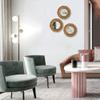 13 Inch Small Sunburst Mirror - Decorative Wall Mirror for Entryway Bedroom Living Room House Warming Gifts New Home view 2