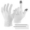 10 Pairs Cotton Gloves Screen for Dry Hands Reusable Moisturizing Gloves Overnight Bedtime White with Touching Design Convenient Jewelry Sleeping Lotion Hand Spa for Women Men Cleaning Housework view 2