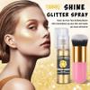 AWCCXMYM Body Glitter Spray Sparkle Hairspray Highlighter Glitter Shiny Spraay for Hair and Body,Face Glitter Powder for Halloween,Christmas,Concert Accessories Party Body Makeup(Gold) view 2