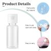 12 Pcs Travel Size Empty Sample Containers Plastic Sample Bottles with Flip Cap 15ml/0.5oz Clear Squeeze Bottle Containers for Shampoo Shower Gel Lotion (White Lid) view 3