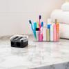 2Pcs Dual Hole Eyeliner Sharpener - Professional Makeup Pencil Sharpeners for Eyeliner & Lip Liner | Precision Blades, Compact Design view 2