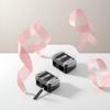 2Pcs Dual Hole Eyeliner Sharpener - Professional Makeup Pencil Sharpeners for Eyeliner & Lip Liner | Precision Blades, Compact Design view 3