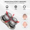 1Pack Pro 4 Shaver Replacement Heads for Skull, Shaver Replacement Blade for Pitbull Gold PRO, Silver PRO, Platinum PRO, Butterfly Kiss PRO Head Shavers, Floating 4 Heads Self-Sharpening Blades view 4