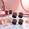 4Pcs Mini Powder Blush Brushes - Small Facial Makeup Brushes for Precision Application | Soft Bristles, Travel-Friendly Makeup Tools view 4