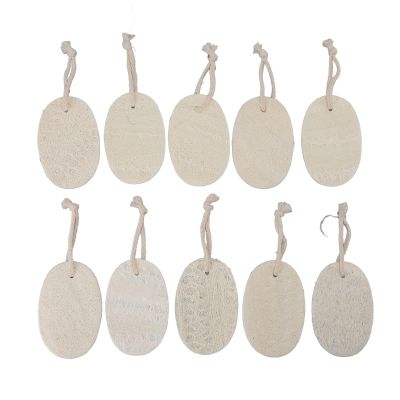 10pcs Loofah Sponge for Dishes, High Water Absorption Dish Wash Sponge Washable Loofah Body Scrubber for Kitchen, Bathroom 3.15x4.72in