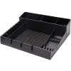 Funabridge Hair Clipper Organizer Case, Multi-Compartment Barber Accessories Storage With Scissor Slots, Black Abs Design view 1