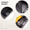 Funabridge Hair Clipper Organizer Case, Multi-Compartment Barber Accessories Storage With Scissor Slots, Black Abs Design view 3