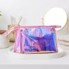 10-Pack Holographic Makeup Bags, Clear PVC Cosmetic Pouches, Iridescent Storage for Toiletries, Waterproof Zipper Pouches for Beauty Products view 2