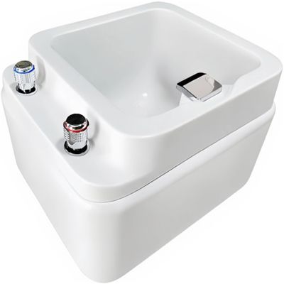 Eagleize Foot Spa Foot Bath Soaking Tub, Pedicure Feet Spa Soak Tub Massager Feet Soaker Pedicure Bowl Basin Tube for Soaking Relaxing, Acrylic Footbath Massagers for Beauty Nail Salons, Hotel, Club
