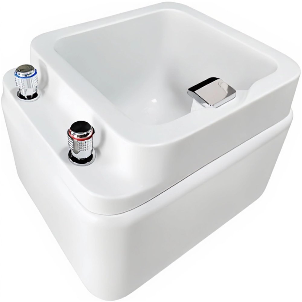 Eagleize Foot Spa Foot Bath Soaking Tub, Pedicure Feet Spa Soak Tub Massager Feet Soaker Pedicure Bowl Basin Tube for Soaking Relaxing, Acrylic Footbath Massagers for Beauty Nail Salons, Hotel, Club