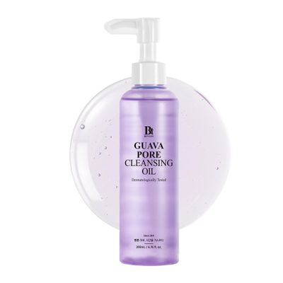 BENTON Guava Pore Cleansing Oil  Korean Facial Cleanser with Enzymes & Plant Oils for Blackhead Removal, Makeup Remover & Deep Pore Cleansing  Lightweight, Non-Greasy  6.76 fl oz (200ml)
