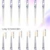 6 Pcs Eye Liner Brushes, Fine Point Thin Eye Makeup Gel Eyeliner Brush Precision Water Activated Eyeliner Brush Cosmetic Eyes Makeup Tools for Women Apply Liquid Gel view 2