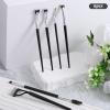 6 PCS Eyelash Comb Separator, Mascara Fan Brush Folding Angle Scalloped Lash Brushs, Dual-Ended Spoolie Mascara Brush and Eyelash Separator Tool Multifunctional Eyebrow Brushes for Eyelashs Extensions view 2