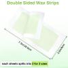 RAQEHO Wax Strips for Hair Removal - At Home Waxing Kit For Women Men Includes 20 Double Sided Large Strips and 2 Post Wax Wipes for Face Body Bikini Lip Arm Leg Armpit Mustache All Skin Hair Remover view 2