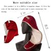 AIDTIS Brand Christmas red Hair Drying Towel Wrap for WomenReplaceable Inner Liner - Microfiber Towel,Anti-Frizz-Super Absorbent Quick DryWet and Curly Hair Wrap - Micro Dot26x7in view 2