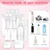 9-Pack Travel Bottles Set, Leak-Proof Refillable Containers with Clear Zipper Bag for Toiletries, Skincare, Shampoo, Lotion TSA Approved Mini Makeup Cosmetic Organizer Pouchfor Women Travel Essentials view 2