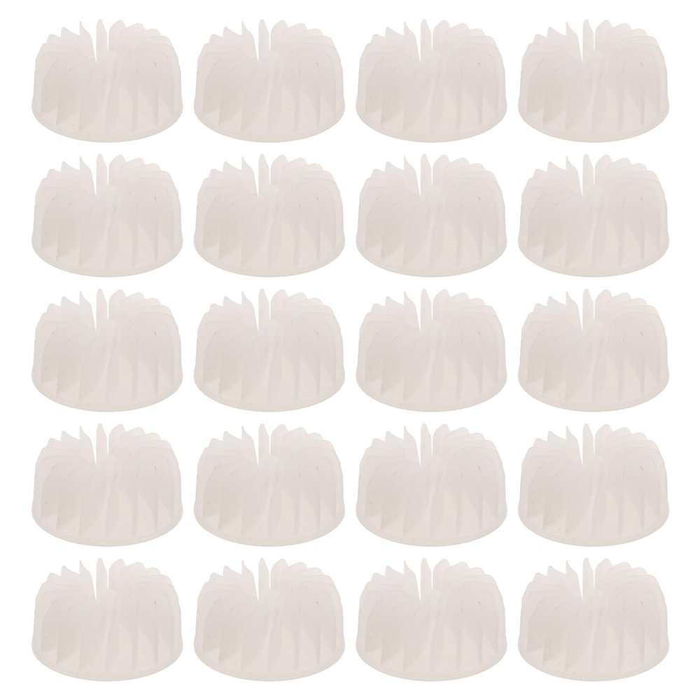 20Pcs Mini Hair Dryer Fan Blades, ABS Plastic Replacement for Repairs