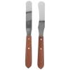 Didiseaon Wax Spatula: Hair Removal Wax Spatula With Wooden Handle Stainless Steel Waxing Tool For Smooth Skin Applicator Home And Salon Use view 1