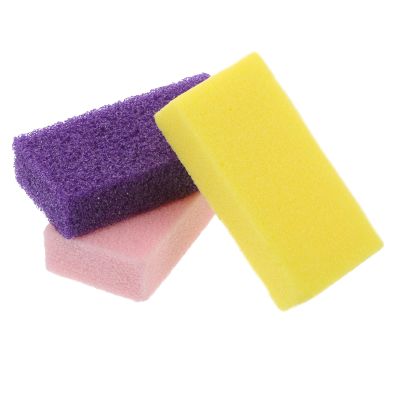Didiseaon 3pcs Foot Callus Remover: PU Scrubber Stone for Shower Bathtub Use - Double-Sided Exfoliating Pedicure Tool for Cracked Heels Dead Skin