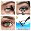 2 Pcs Portable Eyelash Mascara Separator Tool, Eyelash Separator Tool, Eyebrow Eyelashes Comb Separators with Metal Teeth for Women Girls, Makeup Tools view 2
