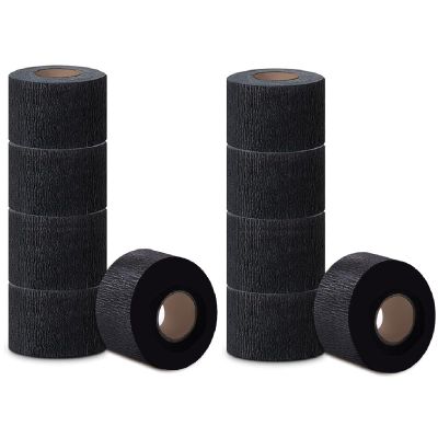 Feisate Neck Strips Barber Accessories Professional, Barber Supplies 10 Rolls & 1000 Strips, Disposable Barber Neck Strip, Barber Neck Tape for Hair Cutting, Barber Shop Stuff, Black