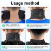 Feisate Neck Strips Barber Accessories Professional, Barber Supplies 10 Rolls & 1000 Strips, Disposable Barber Neck Strip, Barber Neck Tape for Hair Cutting, Barber Shop Stuff, Black view 3